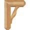 Ekena Millwork Funston Craftsman Rough Sawn Bracket w/ Offset Brace, Western Red Cedar, 8"W x 20"D x 28"H BKT0806X20X28FST04RWR - alternate 4